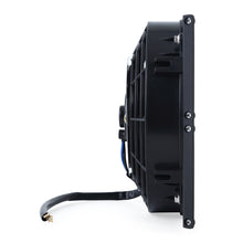 Load image into Gallery viewer, Mishimoto Universal 10in. Heavy-Duty Oil Cooler Fan Shroud - Micro Wrinkle Black