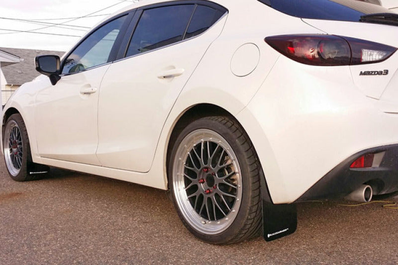 Rally Armor 14-18 Mazda 3/Speed3 Red UR Mud Flap w/ White Logo