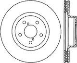 StopTech 05-14 Subaru Outback Sport Slotted & Drilled Front Right Cryo Rotor