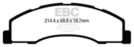 EBC 08-14 Ford Econoline E150 4.6L Extra Duty Front Brake Pads