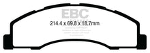 Load image into Gallery viewer, EBC 08+ Ford Econoline E150 4.6 Yellowstuff Front Brake Pads