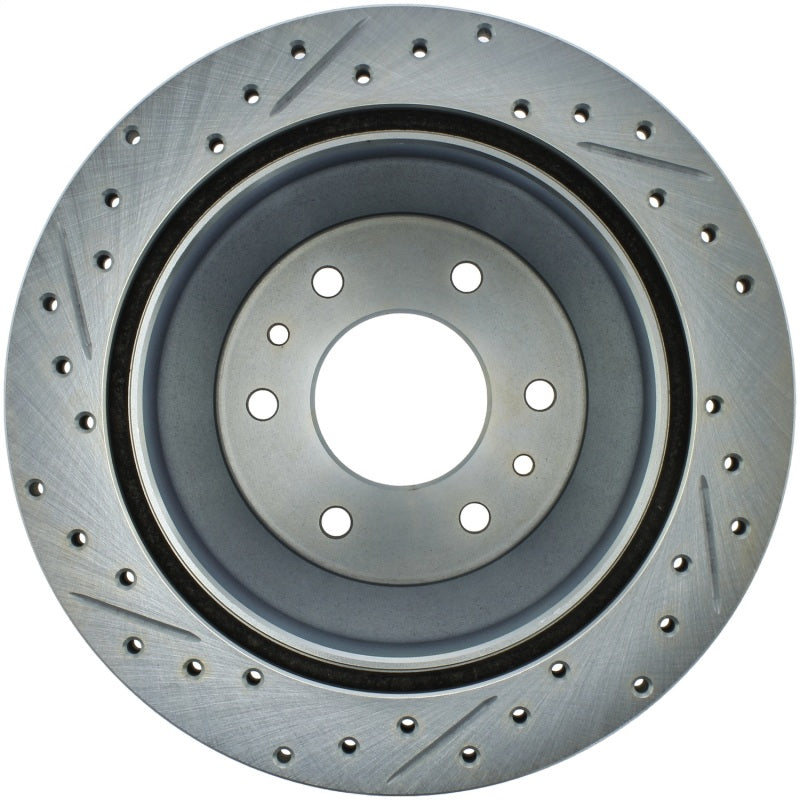 StopTech Select Sport 02-09 Chevrolet Trailblazer Slotted & Drilled Left Rear Brake Rotor
