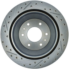 Load image into Gallery viewer, StopTech Select Sport 02-09 Chevrolet Trailblazer Slotted &amp; Drilled Left Rear Brake Rotor