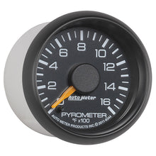 Load image into Gallery viewer, Autometer Factory Match GM 2-1/16in 1600 Degree Electric Pyrometer (EGT) Gauge