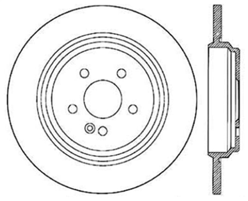 StopTech Drilled Sport Brake Rotor