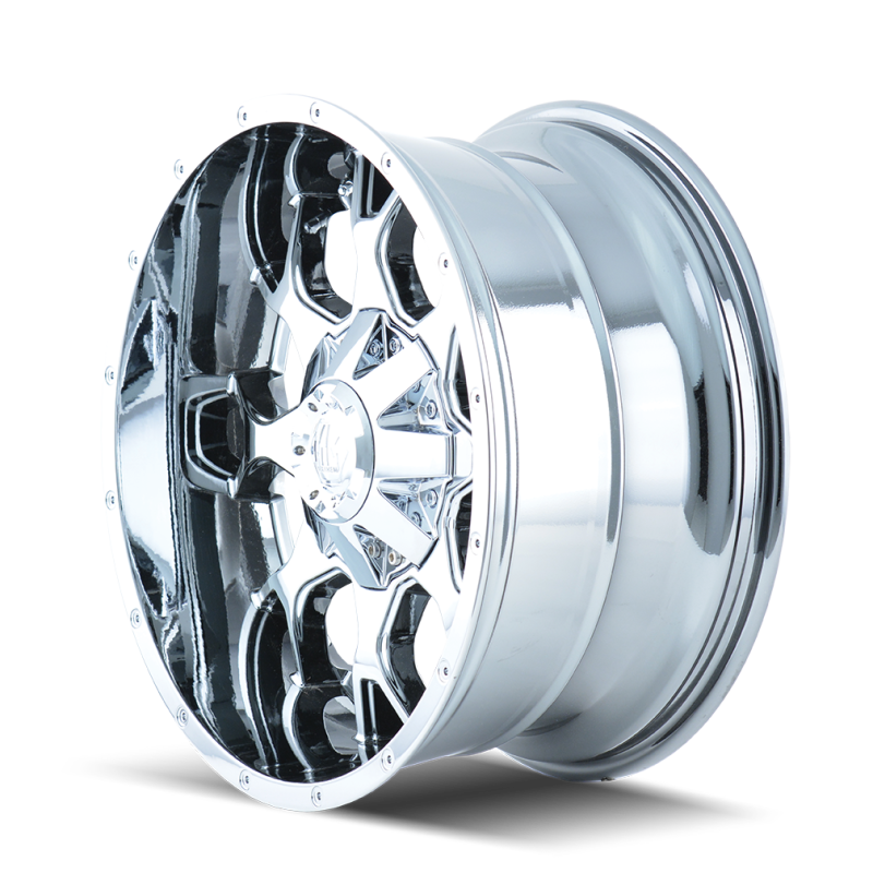 Mayhem 8015 Warrior 20x9 / 6x135 BP / 18mm Offset / 106mm Hub Chrome Wheel