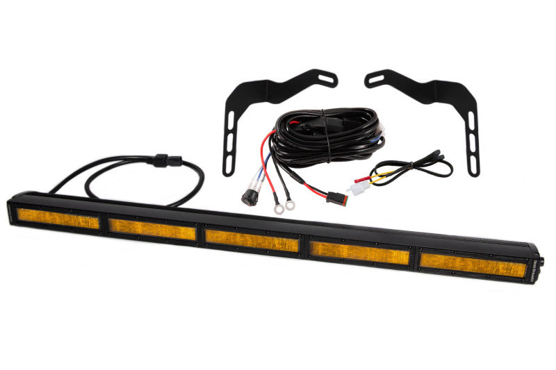 Diode Dynamics 14-21 Toyota Tundra SS30 Stealth Lightbar Kit - Amber Flood