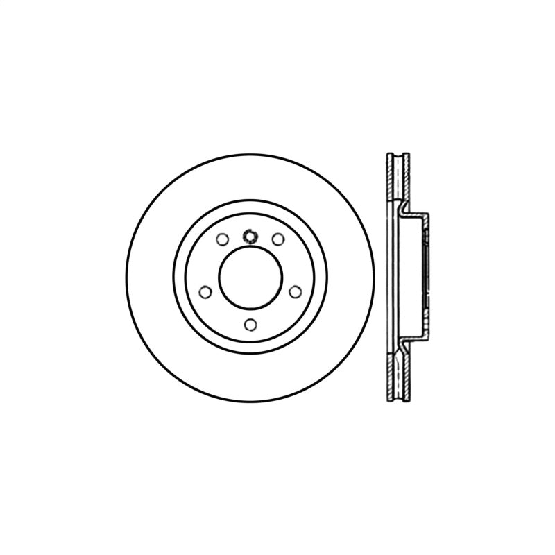 Stoptech 95-99 BMW M3 / 98-02 BMW Z3 Left Front Premium High Carbon CRYO STOP Rotor