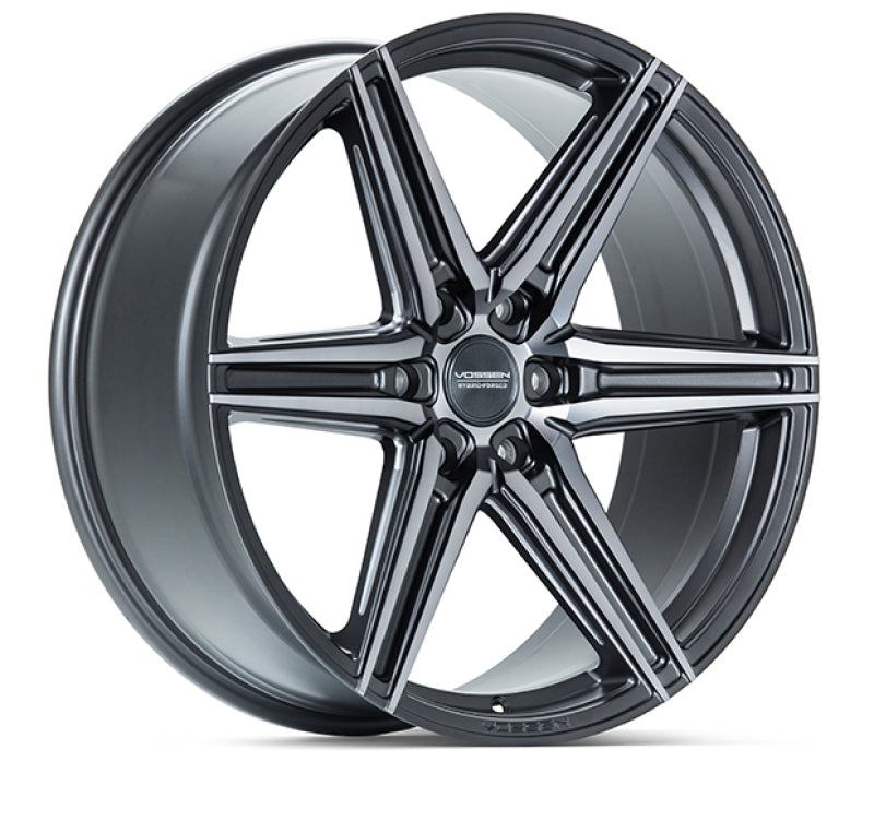 Vossen HF6-2 20x9.5 / 6x135 / ET15 / Deep Face / 87.1 - Tinted Matte Gunmetal Wheel