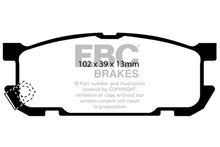 Load image into Gallery viewer, EBC 01-03 Mazda Miata MX5 1.8 (Sports Suspension) Redstuff Rear Brake Pads