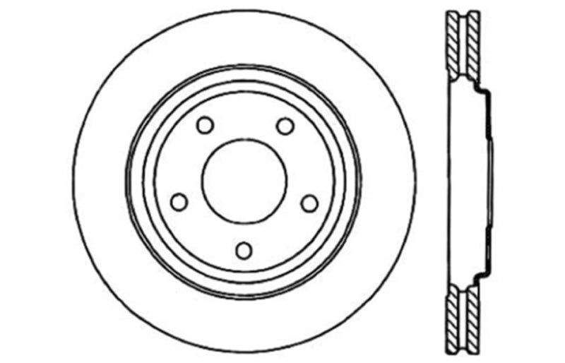 StopTech Drilled Sport Brake Rotor