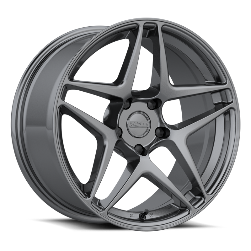 Kansei K15G Astro 18x10.5in / 5x120 BP / 12mm Offset / 72.56mm Bore - Gunmetal Wheel