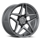 Kansei K15G Astro 18x9.5in / 5x114.3 BP / 22mm Offset / 73.1mm Bore - Gunmetal Wheel