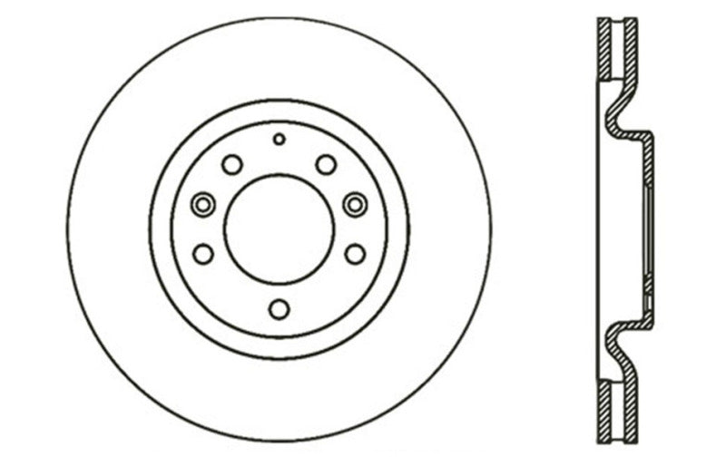 StopTech Slotted & Drilled Sport Brake Rotor