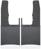 Husky Liners 09-16 Dodge Ram 1500/2500/3500 12in W Black Top SS Weight Kick Back Front Mud Flaps