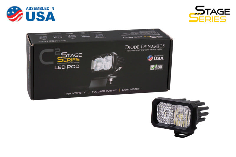 Diode Dynamics Stage Series 2 In LED Pod Pro - White Spot Standard WBL Each