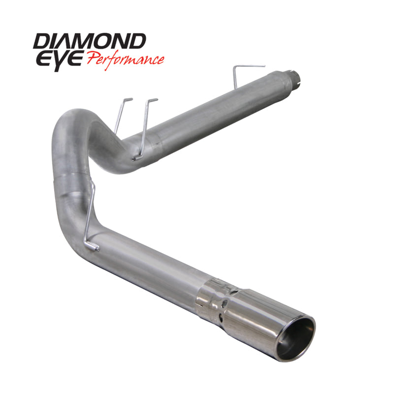 Diamond Eye KIT 5in CB RPLCMENT PIPE SGL SS: 03-07 FORD 6.0L F250-F350