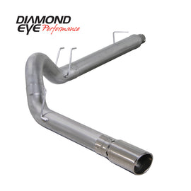 Diamond Eye KIT 5in Catback RPLCMENT PIPE Single SS: 03-07 FORD 6.0L F250-F350