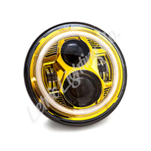 Load image into Gallery viewer, Letric Lighting 7? Gold Color Collection LED Headlamp with Full Halo