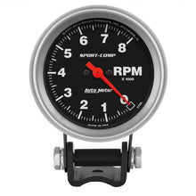 Load image into Gallery viewer, Autometer Standard 2-5/8in 8,000 RPM Pedestal Mount Tachometer Sport Comp