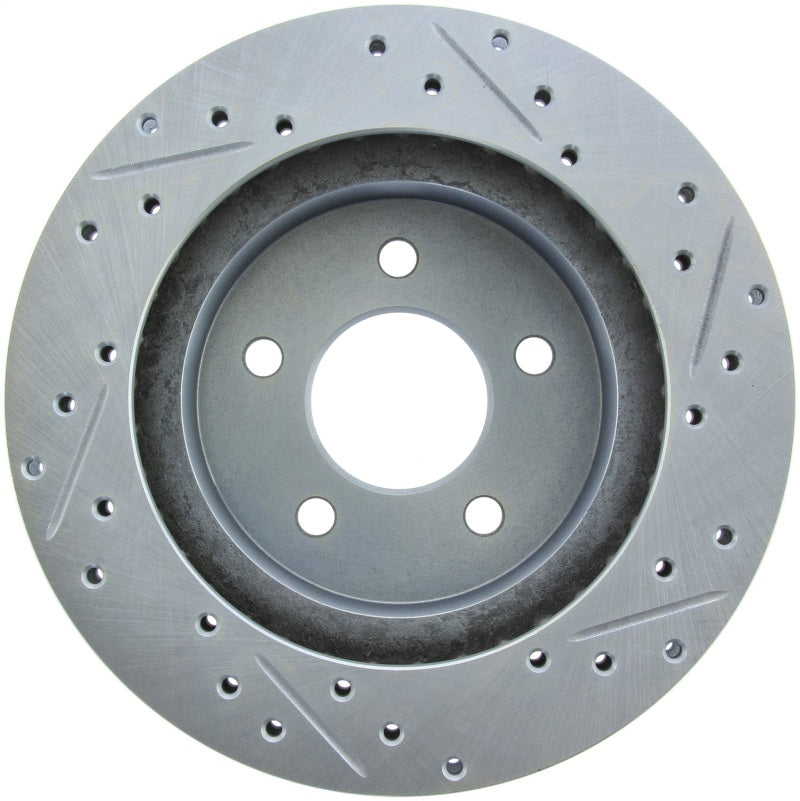 StopTech Select Sport 82-87 Lincoln Continental Sport Slotted & Drilled Right Rear Brake Rotor