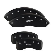 Load image into Gallery viewer, MGP 4 Caliper Covers Engraved Front &amp; Rear Gen 5/SS Red finish silver ch