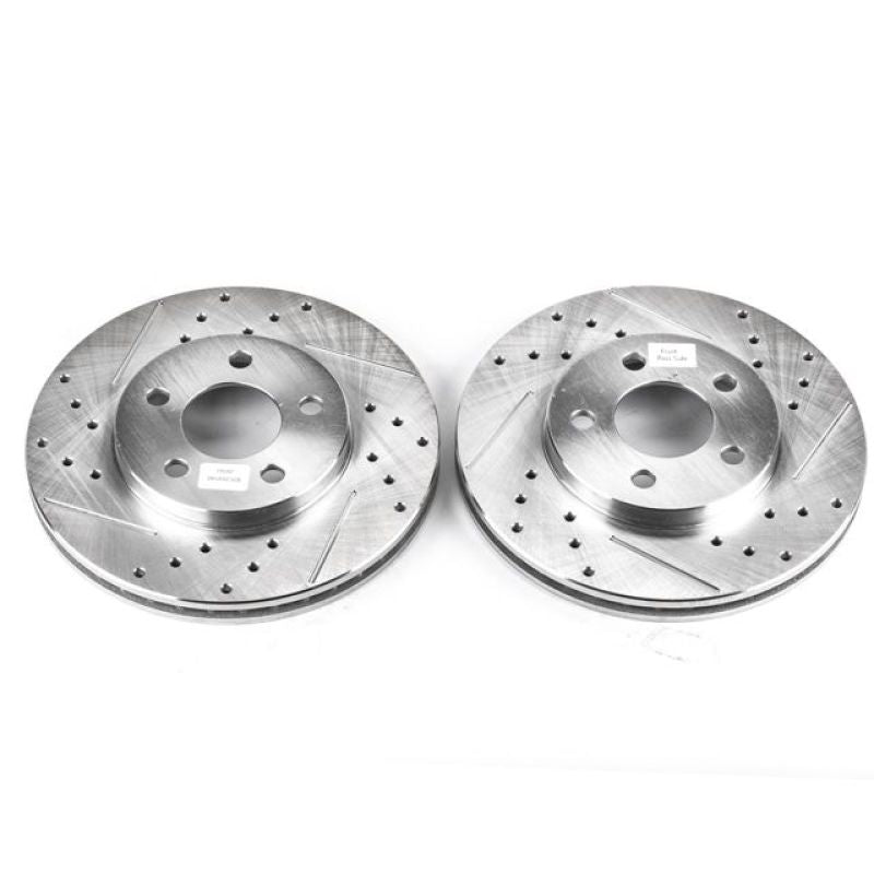 Power Stop 00-01 Chrysler Neon Front Evolution Drilled & Slotted Rotors - Pair