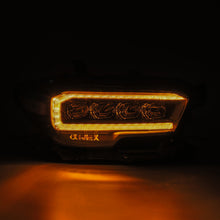 Load image into Gallery viewer, AlphaRex 16-20 Toyota Tacoma NOVA LED Projector Headlight Plank Style Alpha Black w/Activation Light
