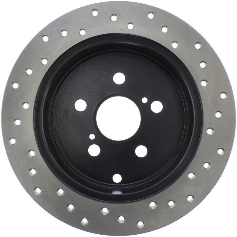 StopTech 03-08 Pontiac Vibe / 05-09 Scion tC / 03-06 Toyota Matrix Rear Right Drilled Rotor
