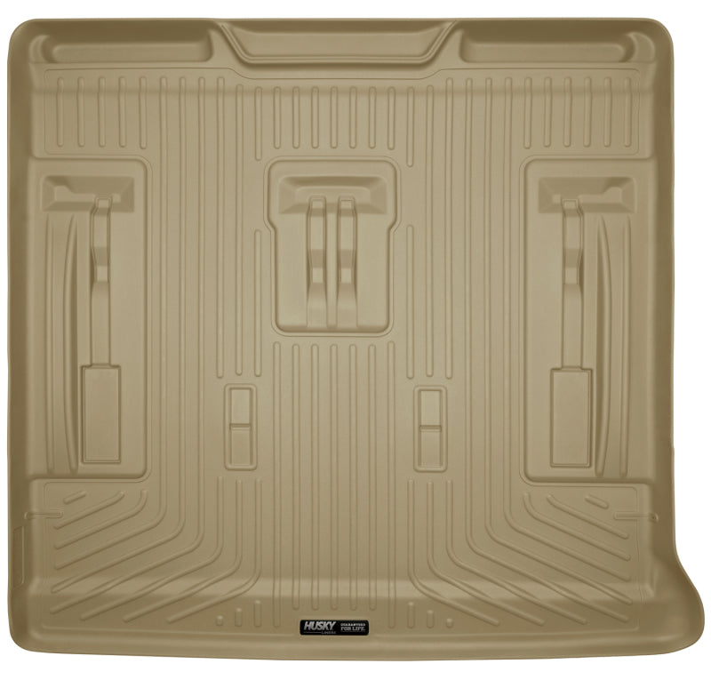 Husky Liners 07-13 GM Escalade/Suburban/Yukon WeatherBeater Tan Rear Cargo Liners - GTR Auto