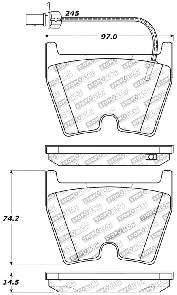 StopTech Performance Brake Pads