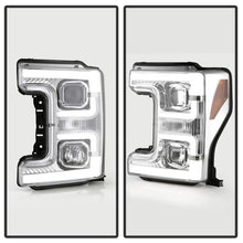 Load image into Gallery viewer, Spyder 17-18 Ford F250/F350/F450 Halogen Model Only -White Light Bar- Chrome- PRO-YD-FS17HALSI-C