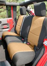 Load image into Gallery viewer, Rugged Ridge Seat Cover Kit Black/Tan 11-18 Jeep Wrangler JK 4dr