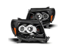 Load image into Gallery viewer, Raxiom 05-09 Tacoma Super White LED Halo Projector Headlights- Black Housing (Clear Lens)