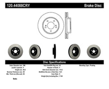 Load image into Gallery viewer, Stoptech 03-06 Lexus ES / 98-03 RX Front Cryo Performance Rotor