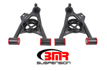 Load image into Gallery viewer, BMR 94-04 Ford Mustang Non-Adj. A-Arms Lower (Poly) w/ Spring Pocket - Black Hammertone - GTR Auto