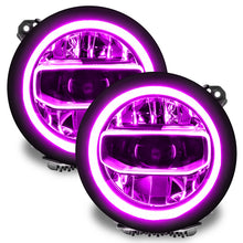 Load image into Gallery viewer, Oracle Jeep Wrangler JL/Gladiator JT RGB+W Headlight DRL Kit - ColorSHIFT w/o Controller