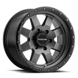 Raceline 935G Defender 15x5in / 5x114.3 BP / 0mm Offset / 3.19mm Bore - Gunmetal Wheel