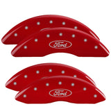 MGP 4 Caliper Covers Engraved Front & Rear ST Red finish silver ch