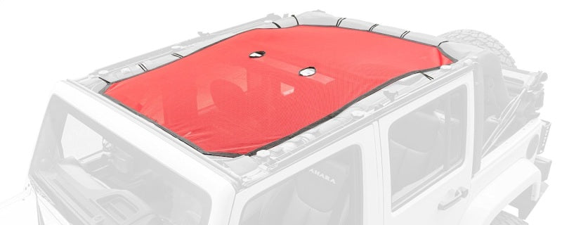 Rugged Ridge Eclipse Sun Shade Red 4-Dr 07-18 Jeep Wrangler JK