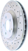 Load image into Gallery viewer, StopTech Select Sport 94-04 Ford Mustang Slotted and Drilled Front Rotor