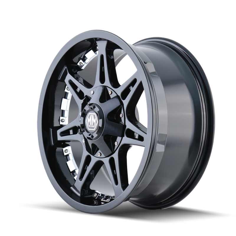 Mayhem 8060 Missile 20x9 / 6x135 BP / 18mm Offset / 106mm Hub Black Wheel