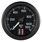 Autometer Stack 52mm 0-1100 Deg C Pro Stepper Motor Exhaust Gas Temp Gauge - Black