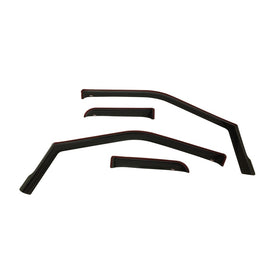Westin 2015-2018 Ford F-150 SuperCab Wade In-Channel Wind Deflector 4pc - Smoke - GTR Auto
