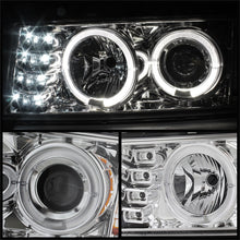 Load image into Gallery viewer, Spyder Chevy Colorado 04-12 Projector Headlights Halogen- LED Halo Chrm PRO-YD-CCO04-HL-C