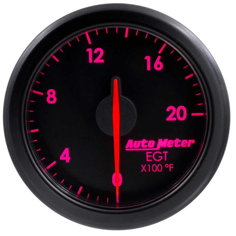 Autometer Airdrive 2-1/16in EGT Gauge 0-2000 Degrees F - Black