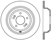 Load image into Gallery viewer, StopTech Power Slot 09-11 Hyundai Genesis 3.8L Sedan Rear Right Slotted Rotor