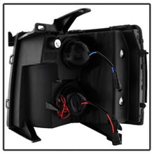 Load image into Gallery viewer, xTune Chevy Silverado 1500/2500/3500 07-13 Projector Headlights Black PRO-JH-CS07-LED-BK