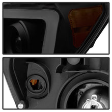 Load image into Gallery viewer, xTune Toyota Tundra 07-13 LED Light Bar Projector Headlights Black Smoked PRO-JH-TTU07-LED-BSM