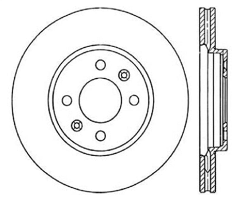 StopTech Drilled Sport Brake Rotor